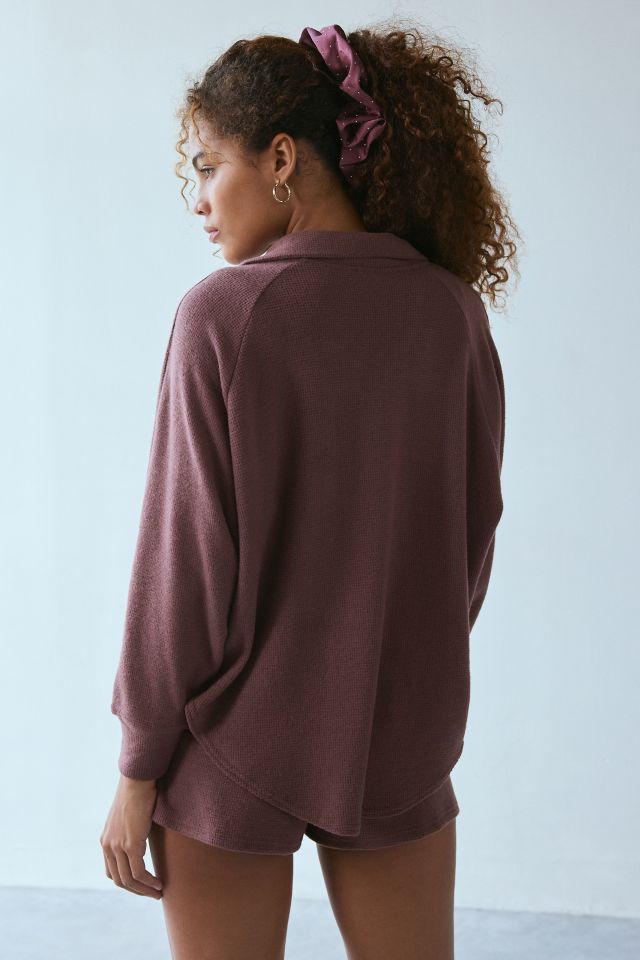 Out From Under Cosima Cozy Collared Top #3