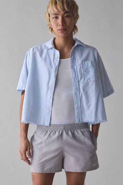 Nike Uo Exclusive Essential 3" Lap Short In Collegegrey, Men's At Urban Outfitters In Collegegrey