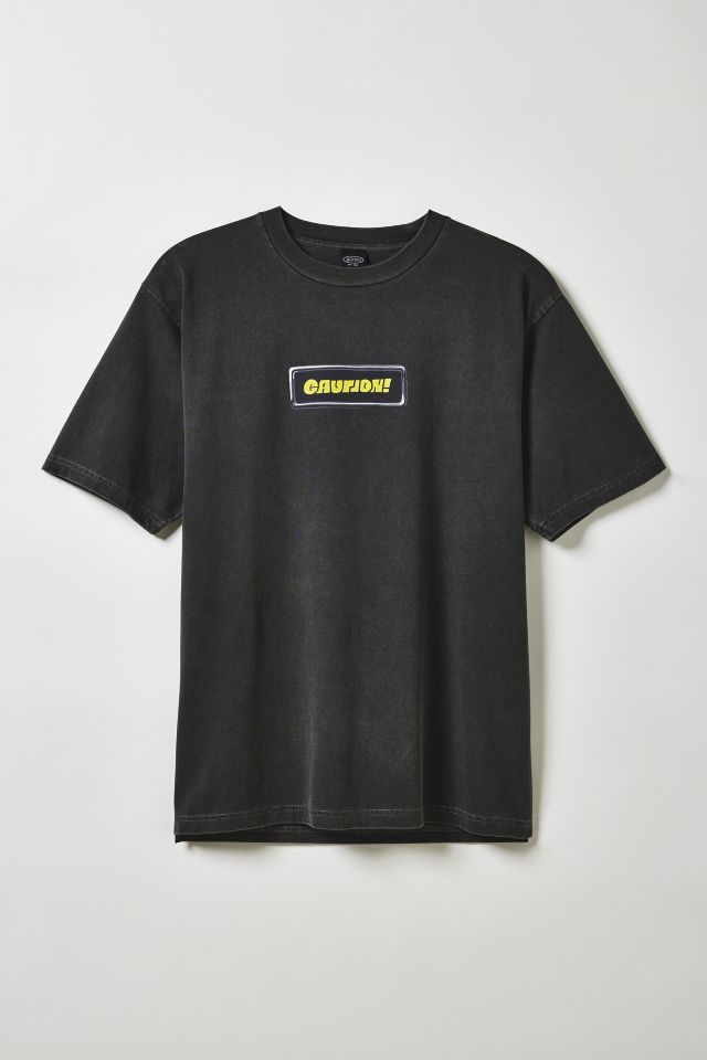Manastash Caution Graphic Washed Cotton Tee #1