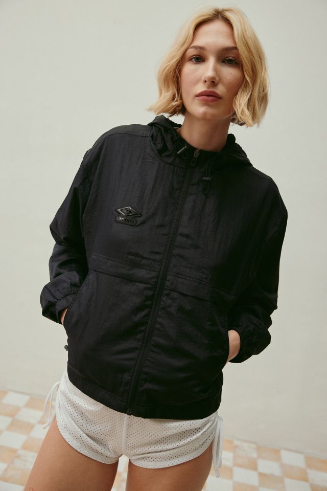 ◆UMBRO◆ Crinkle Women's Hooded Anorak BlackUO322CWT81 UO32 UUL1UB3S_UGQ_UMBRO_WOMENS_CRIN