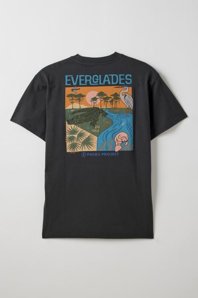 Parks Project Everglades Graphic Tee In Black, Men's At Urban Outfitters In Black