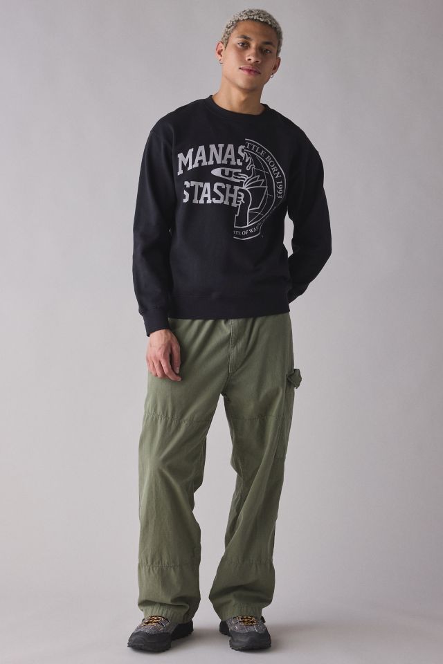 Manastash Collegiate Graphic Crew Neck Sweatshirt #2