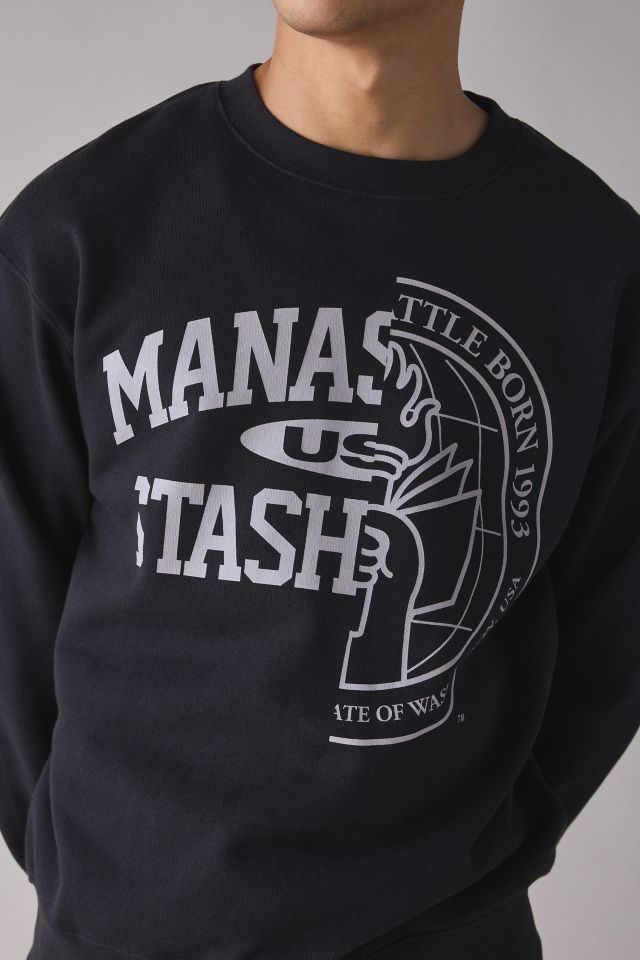 Manastash Collegiate Graphic Crew Neck Sweatshirt #3