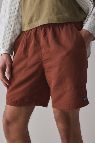 KAVU RIVER NYLON SHORT IN CHERRY MAHOGANY, MEN'S AT URBAN OUTFITTERS 