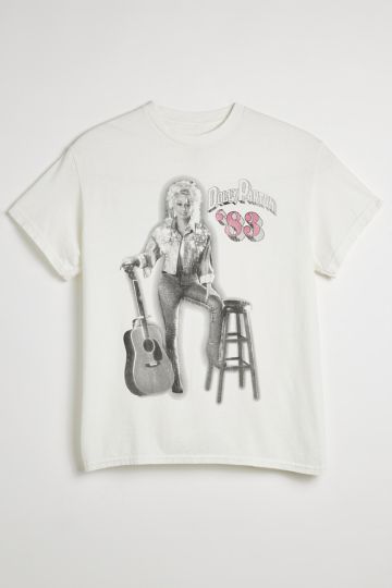 Dolly Parton Retro Graphic Cotton T-Shirt Dress