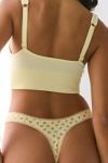 Out From Under Diamond Pointelle Knit Low Rise Thong