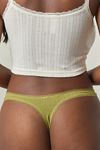 Out From Under Diamond Pointelle Knit Low Rise Thong