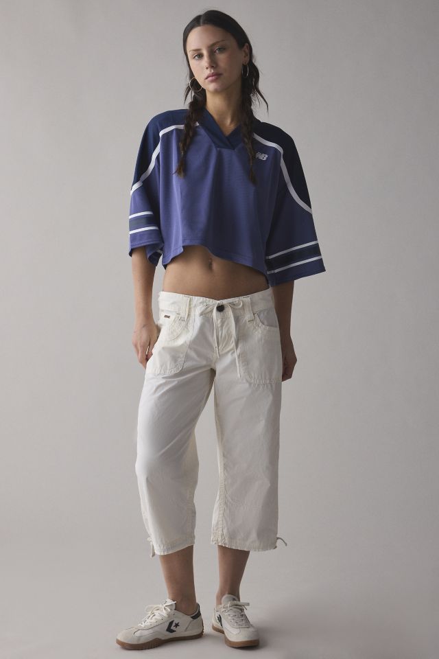 New Balance Midnight Jersey Mesh Cropped Tee #2