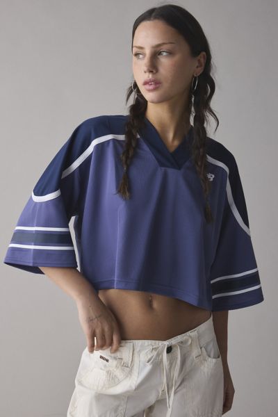 New Balance Midnight Jersey Mesh Cropped Tee