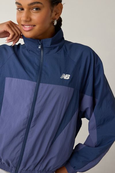New Balance Color Blocked Woven Zip-up Jacket In Dreamstate, Women's At Urban Outfitters In Dreamstate