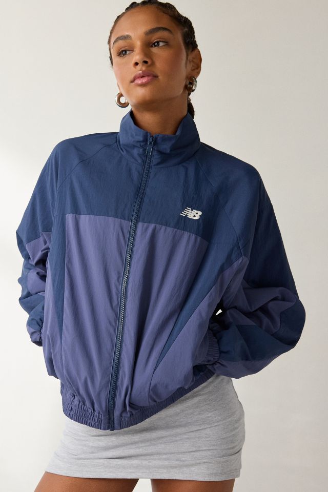New Balance Color Blocked Woven Zip-Up Jacket | Urban Outfitters