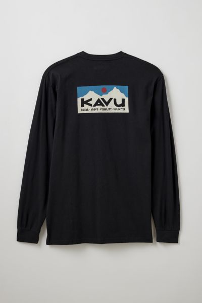 Shop Kavu Etch Graphic Long Sleeve Tee In Black, Men's At Urban Outfitters