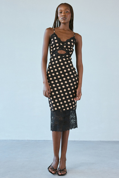 【新品】リムアーク Drawstring square cut dress リムアーク RIM.ARK Drawstring square cut dress （NVY