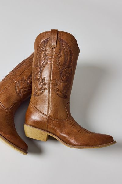 COCONUTS BY MATISSE FOOTWEAR GAUCHO COWBOY BOOT IN TAN, WOMEN'S AT URBAN OUTFITTERS 