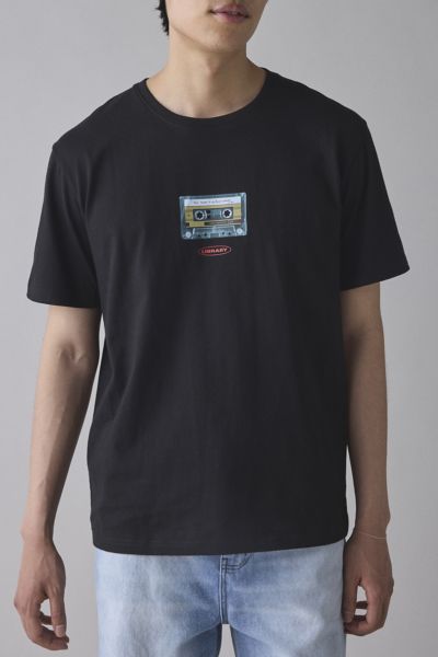 Tee Library Sobbing Graphic Basic Tee In Black At Urban Outfitters