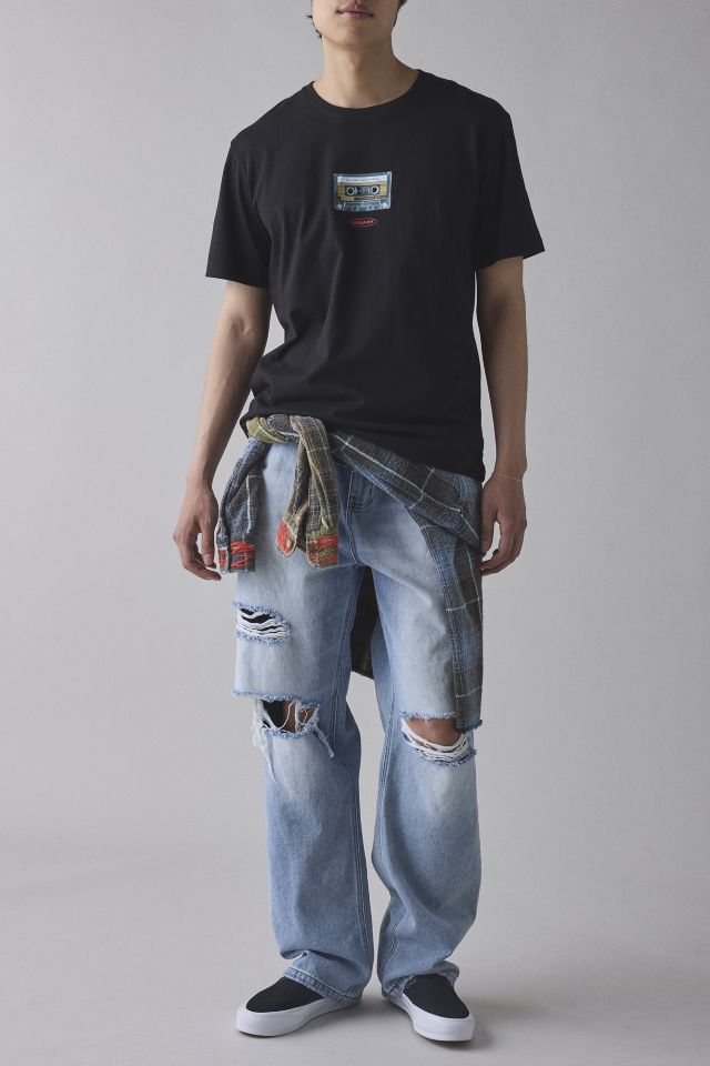 Tee Library Sobbing Graphic Basic Tee #2
