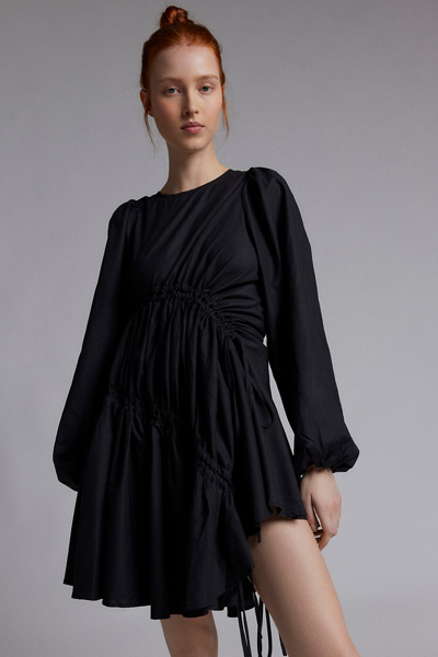 Noor ruched dress