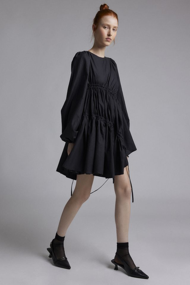 Ghospell Noor Ruched Asymmetric Mini Dress #2