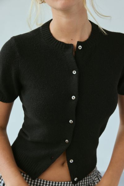 UO Sadie Sheer Cropped Cardigan | Urban Outfitters