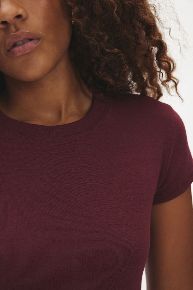 ReMADE By UO Remnants Made In LA Cap Sleeve Tee #1