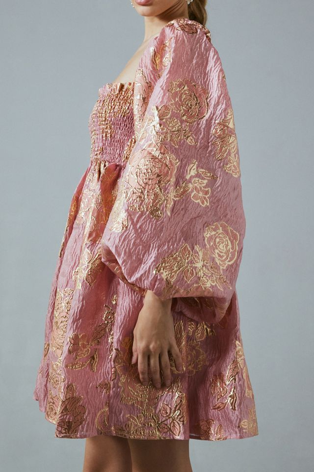 専用▼8.6万✨アキラナカ Jenni Shirring Jacket シャツ Sister Jane Dream Twilight Jacquard Mini Dress | Urban Outfitters