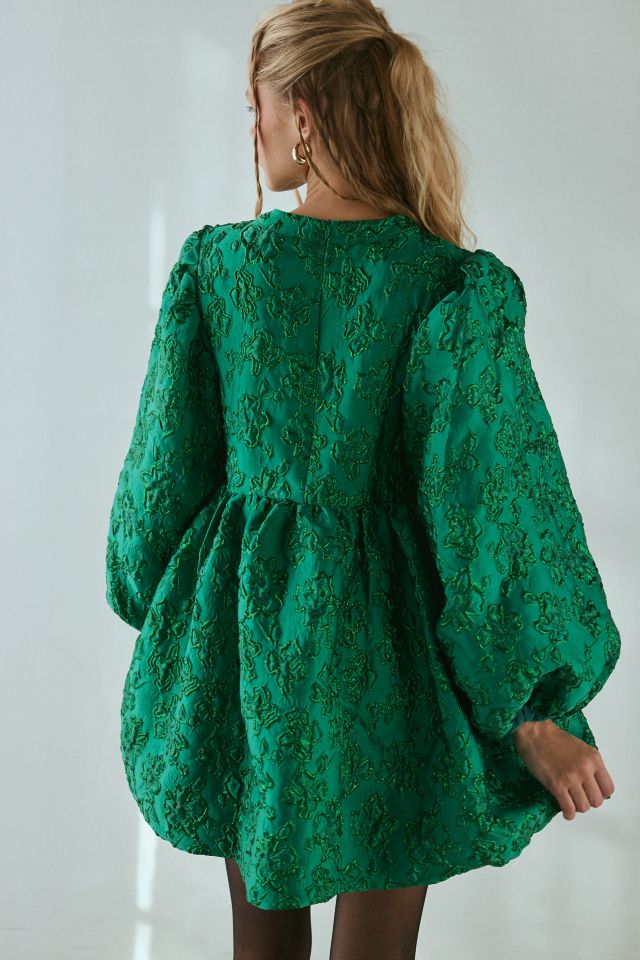 Sister Jane Dream Storybook Jacquard Babydoll Mini Dress #1