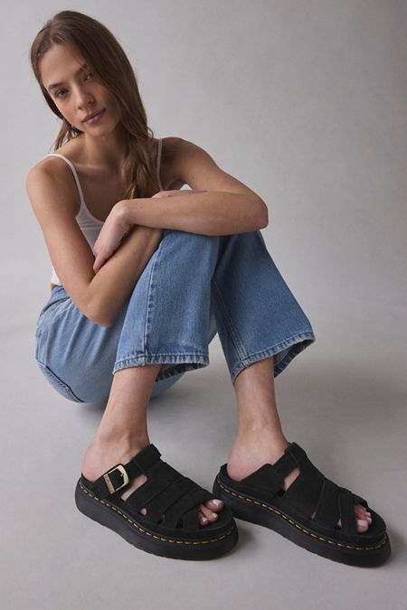Dr. Martens Ricki Leather 3-Strap Platform Sandal | Urban Dr. Martens Ricki Leather 3-Strap Platform Sandal | Urban