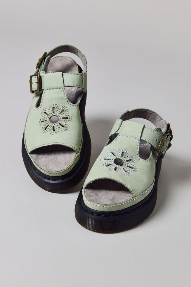 Dr. Martens Women's Dunnet Flower T-Strap Sandals #1