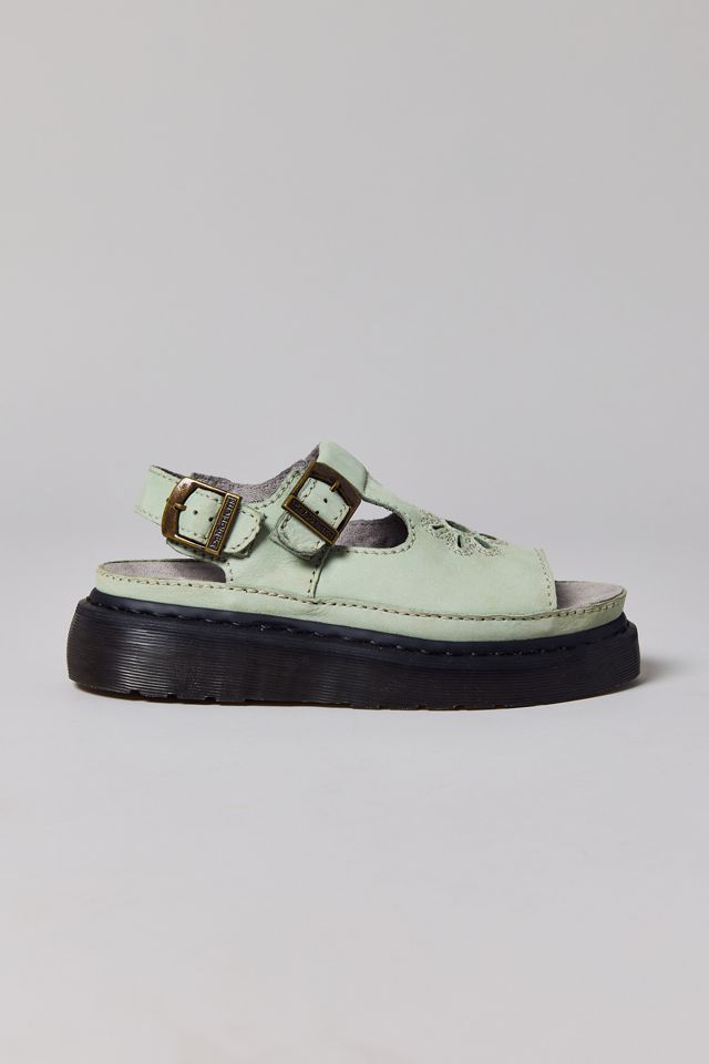 Dr. Martens Women's Dunnet Flower T-Strap Sandals #2