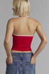 BDG Joanna Ribbed Knit Halter Cropped Top