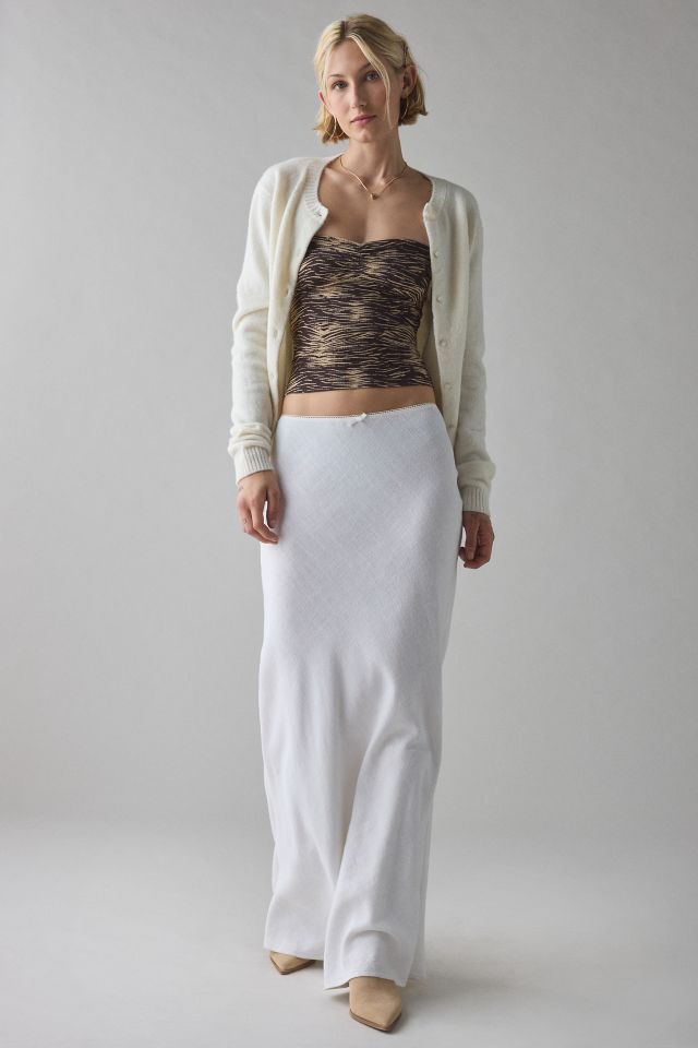 BDG Carla Sweetheart Neckline Printed Ribbed Knit Tube Top #3