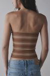 BDG Carla Sweetheart Neckline Ribbed Knit Tube Top