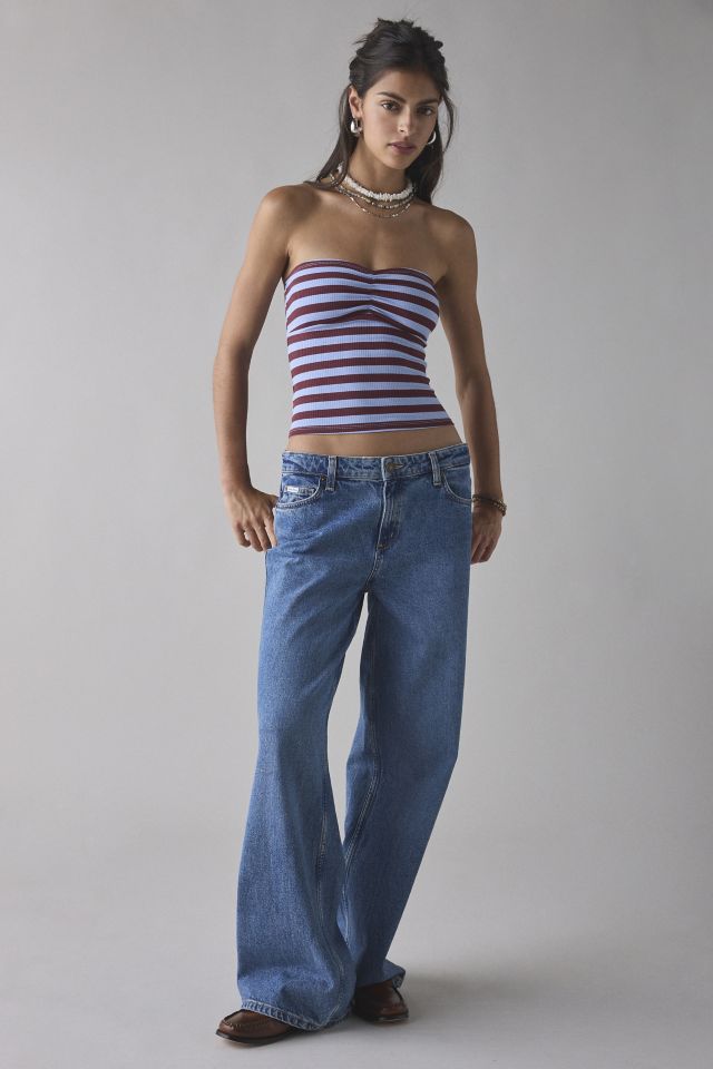 BDG Carla Sweetheart Neckline Ribbed Knit Tube Top #2