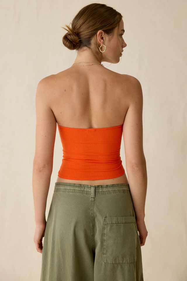 BDG Carla Sweetheart Neckline Ribbed Knit Tube Top #3