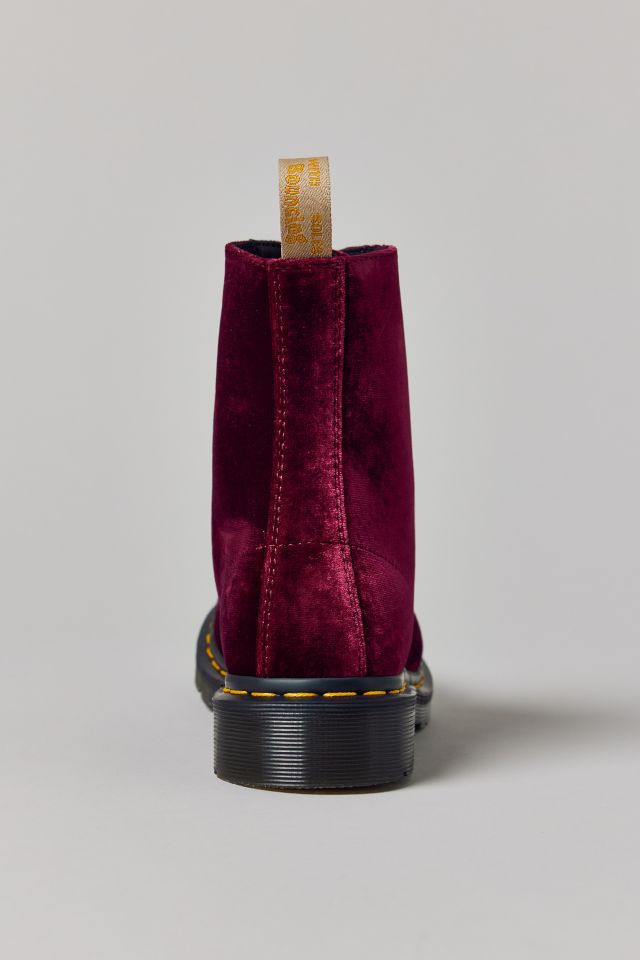 Dr. Martens Women's 1460 Velvet Lace-Up Boot #3