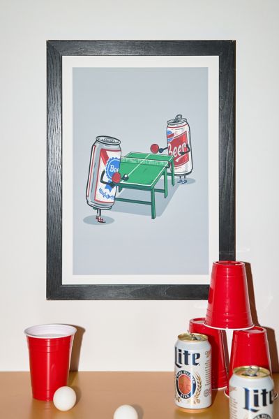 Ben Douglass Beer Pong Art Print