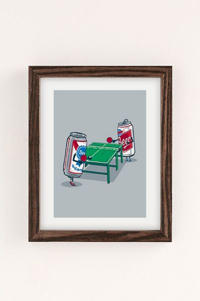 Ben Douglass Beer Pong Art Print