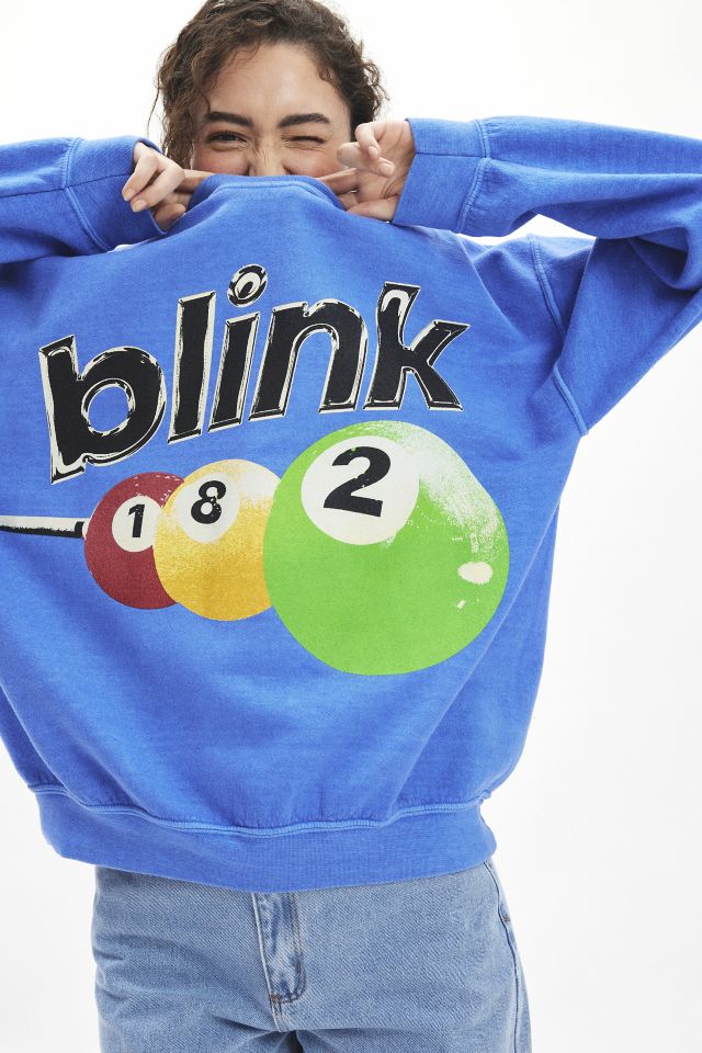 Blink 182 Billiard Tour Graphic Pullover Sweatshirt #3