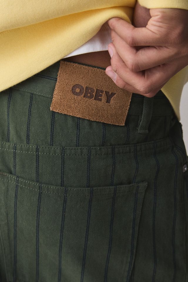 OBEY Baggy Stripe Pattern Jean #3