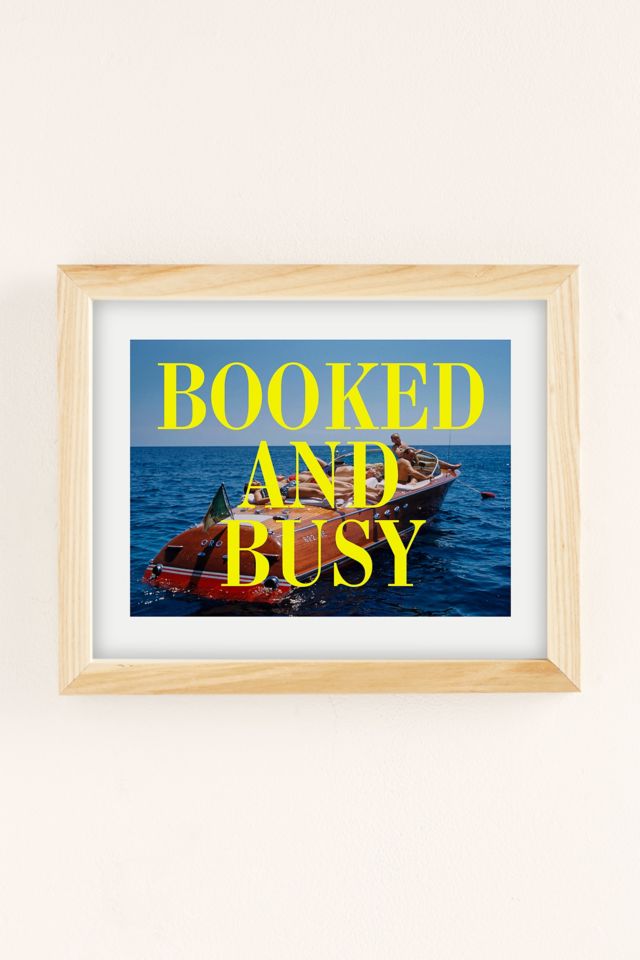 GS Print Shoppe Booked And Busy Capri Art Print #1
