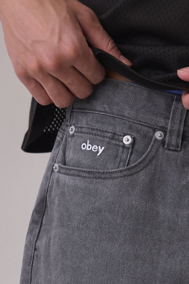 OBEY Bigwig Baggy Denim Jorts #2