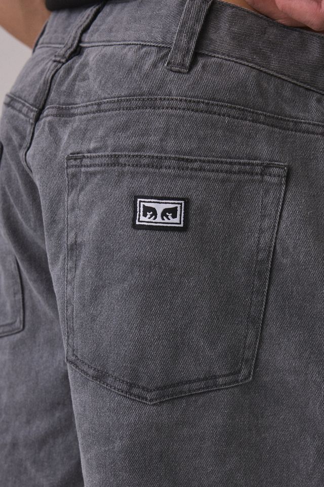 OBEY Bigwig Baggy Denim Jorts #3