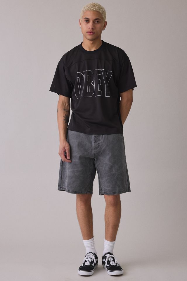OBEY Bigwig Baggy Denim Jorts #4
