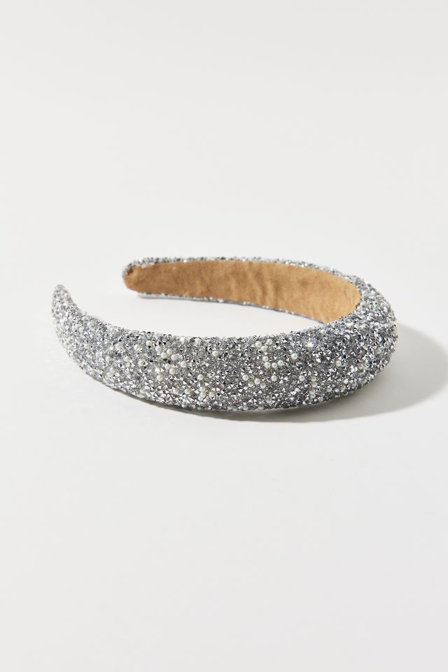 Glitter Embellished Puffy Headband #1