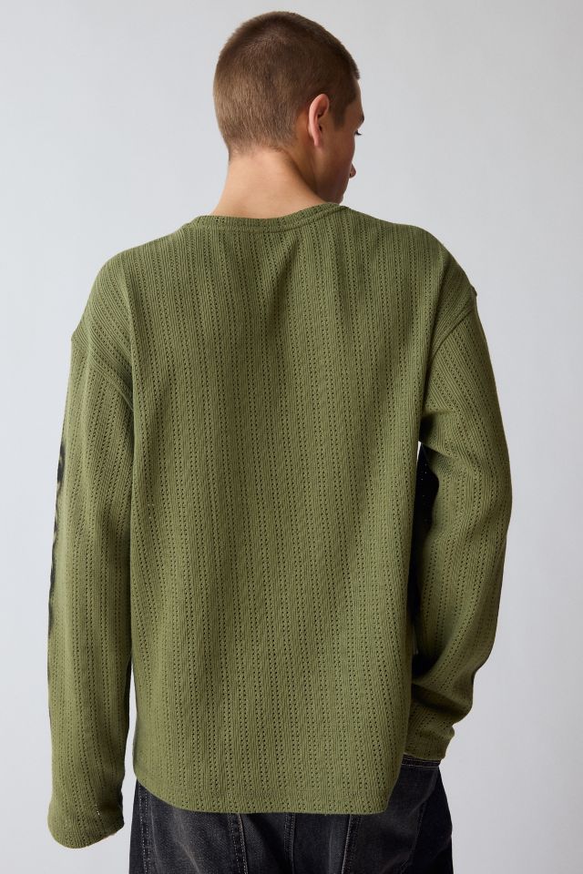 57 Graphic Pointelle Long Sleeve Tee #1