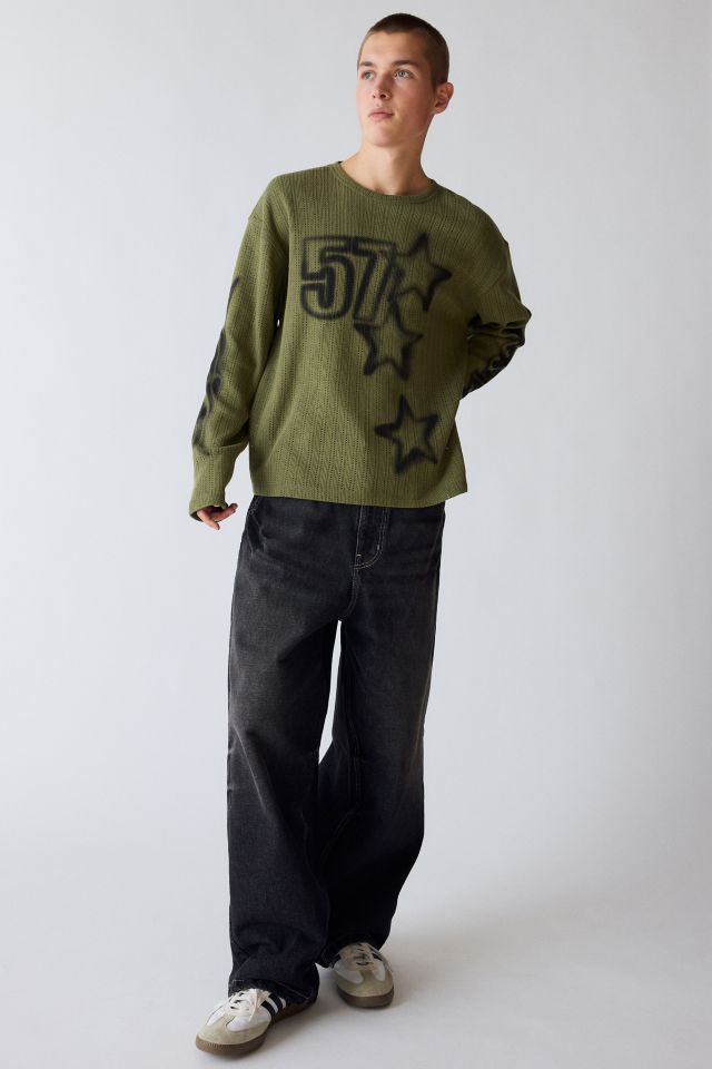 57 Graphic Pointelle Long Sleeve Tee #2