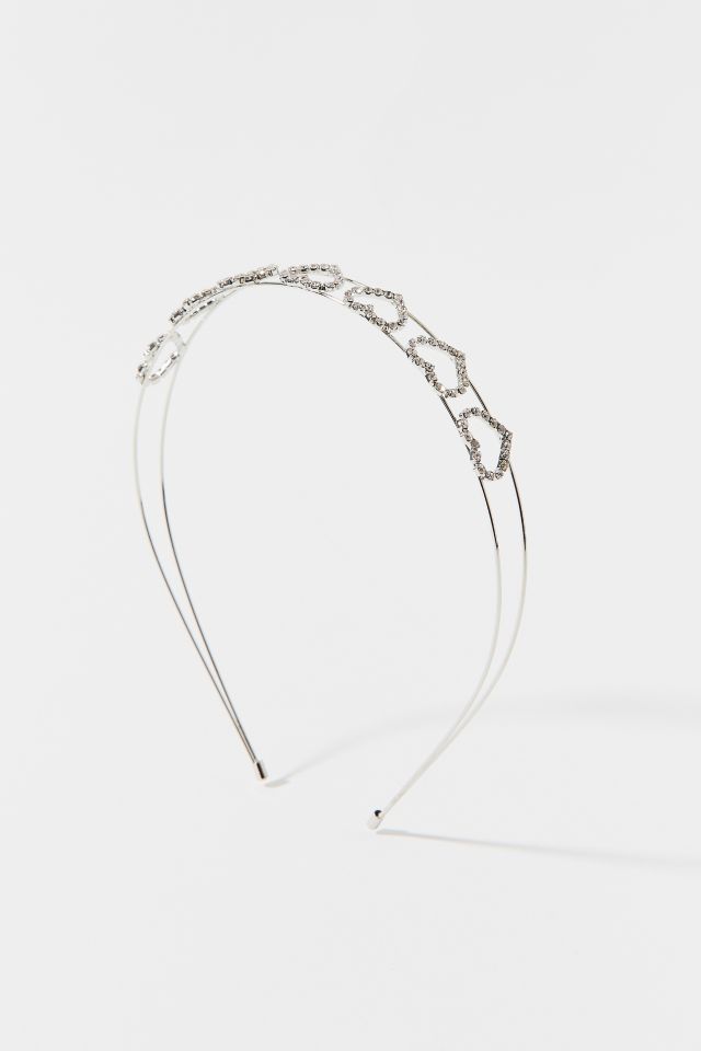Rhinestone Heart Headband #1