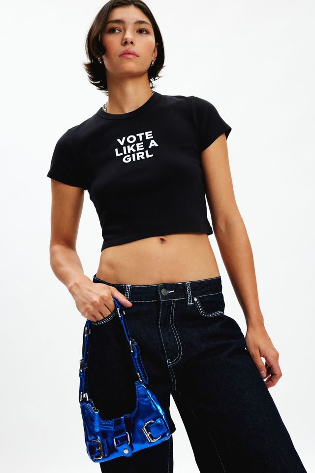 Future State Vote Like A Girl Graphic Baby Tee | Urban Outfitters