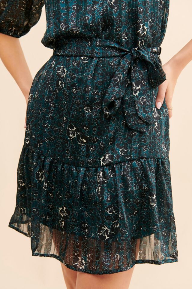 Du Paradis Ruffle Collar Mini Dress #2