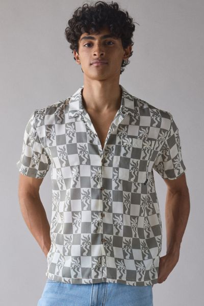 Chemise à Manches Courtes Boardies Clara à Motif Palmiers